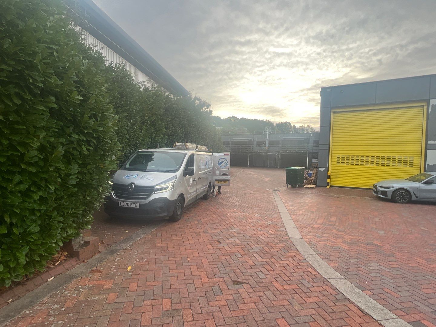 EPDM (rubber) Roof Cleaning using Honda 15lpm Low Pressure Washing Machine by Ges Exterior Cleaning ltd