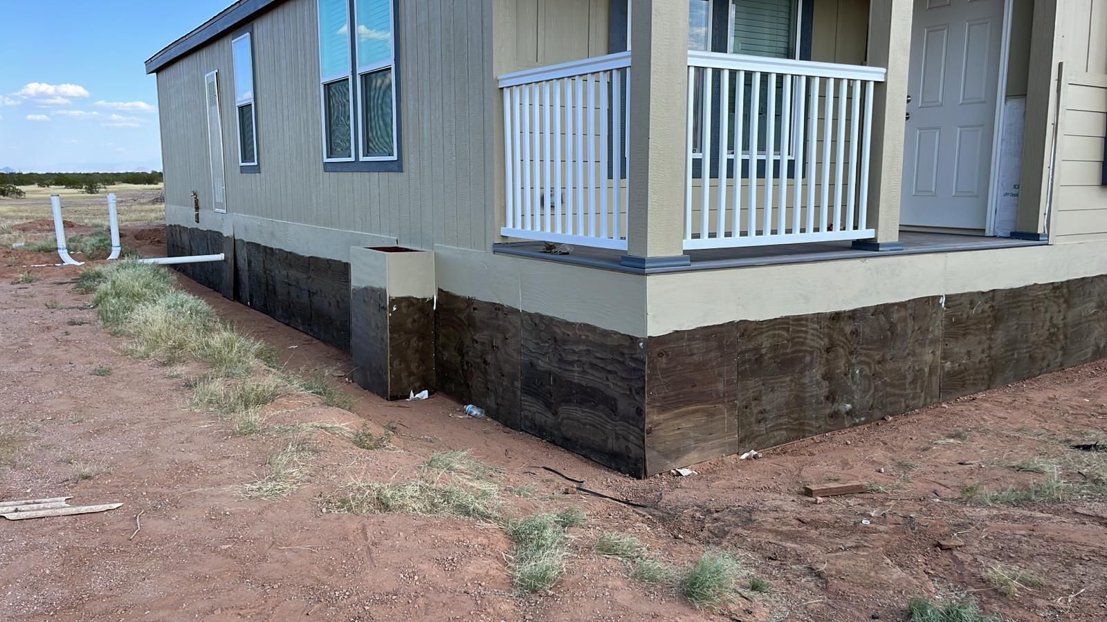 Project in Eloy by Mobile Home Installations