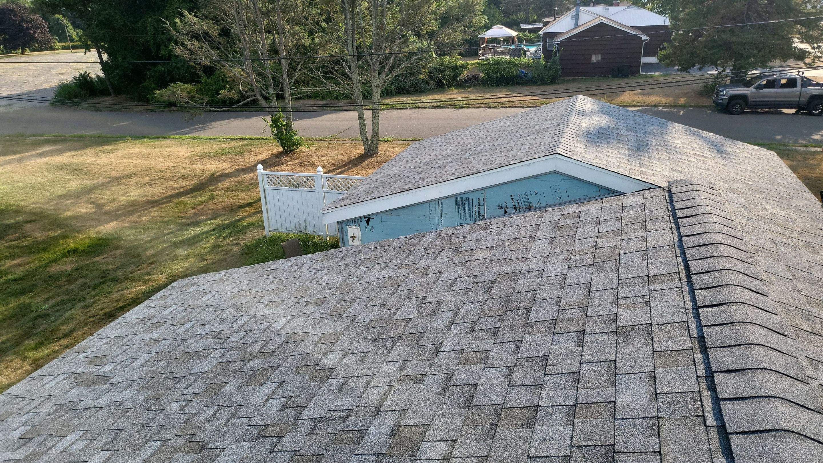 Fire Damage using Certainteed Mainsteet D4 and Owens corning quarry gray by A Plus Exterior