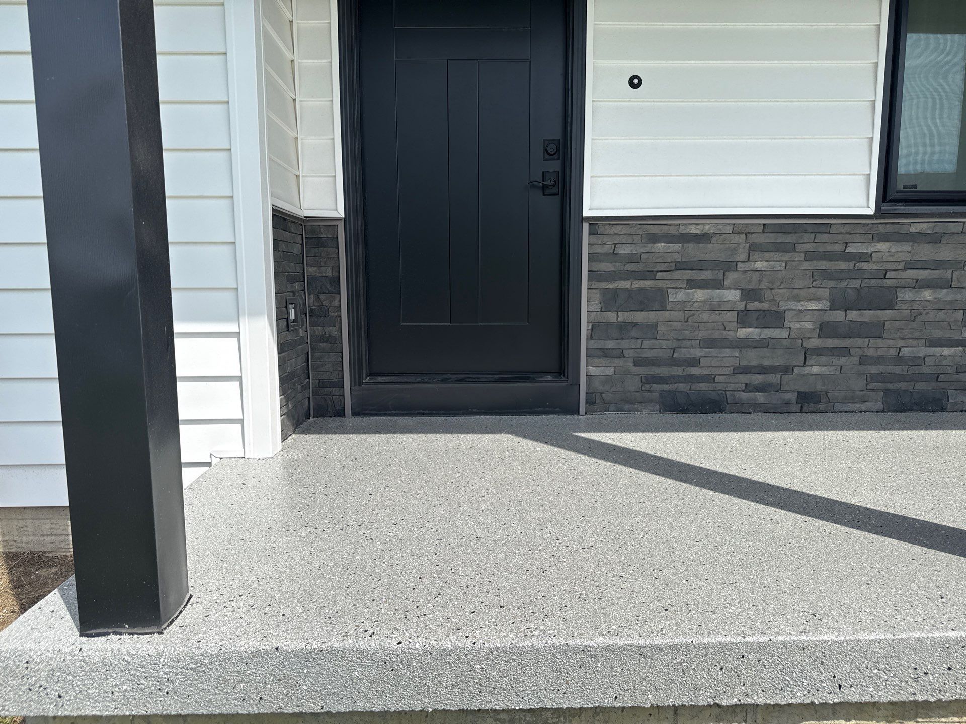 Indianola Porch Transformation by Revival Concrete Coatings