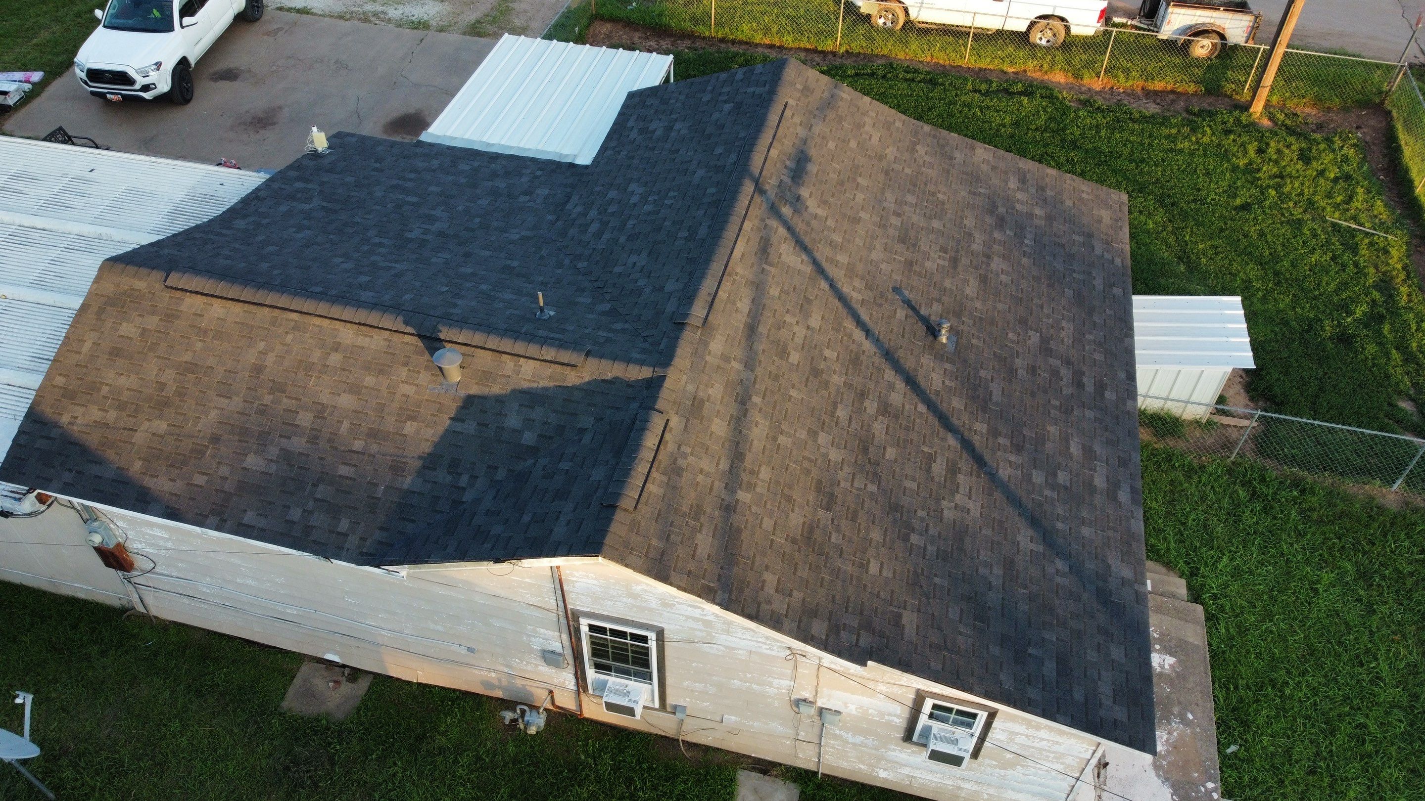 Reroof with Full Redeck by Berry Good Roofing 