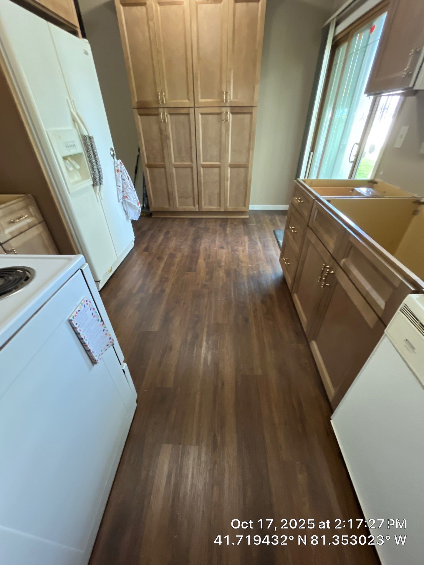 Kitchen Renovation & New Floors by Hilltop Drafting & Design LLC