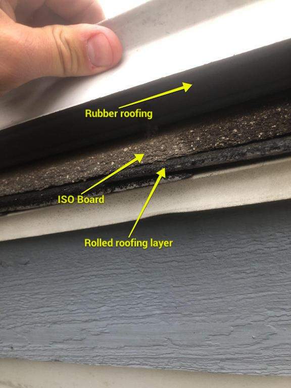 Residential Roofing Installation using 60 mil rubber roof  by Nitro Roofing and Construction