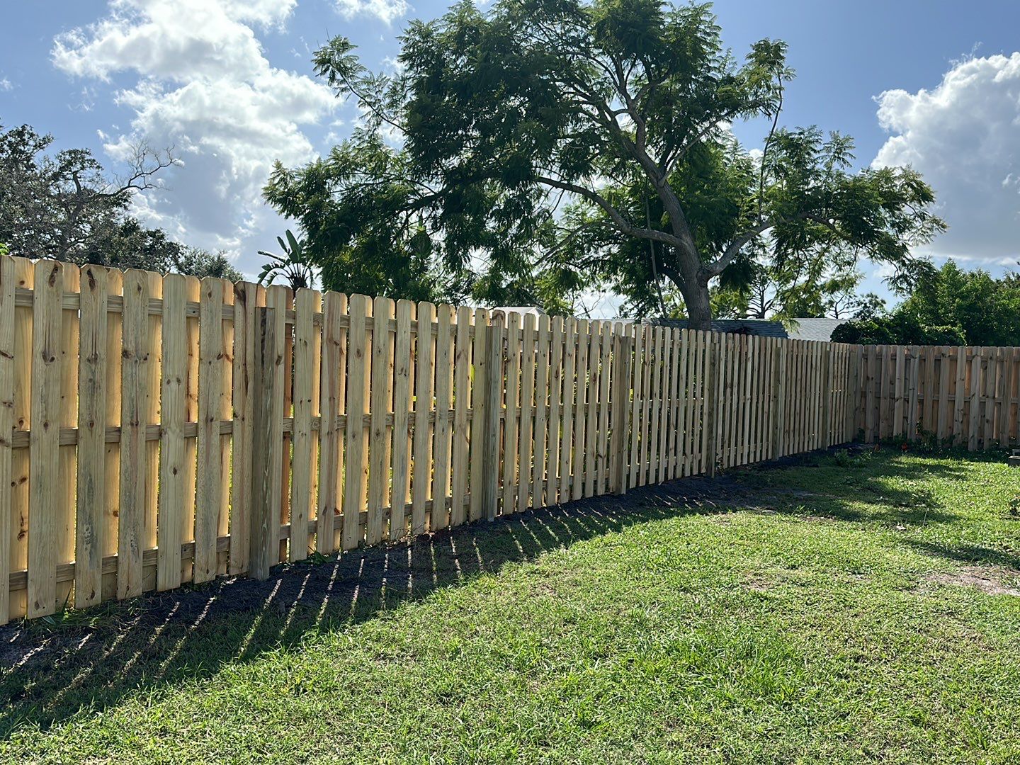Wood Fence Installation using Wood Pressure Treated Fence  by Asap fence and gates, LLC