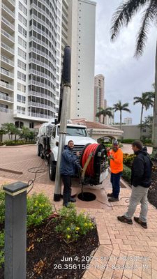 Bonita Bay Condo Stormwater System Cleaning