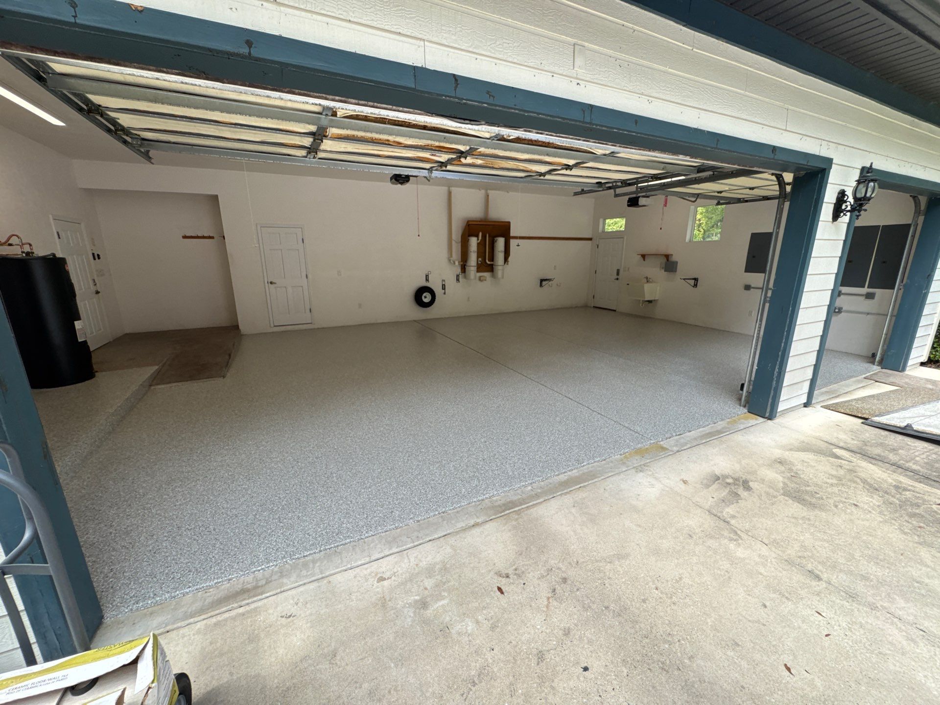 Garage Project in Alachua, FL in Mount Everest by Cross Creek Concrete Coatings