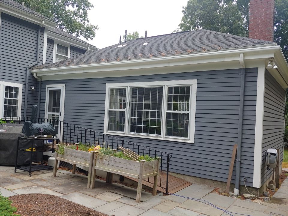 Weston, MA Gutter Installation using 4x5 FiberGlass Gutter by Gutter Pro Enterprises