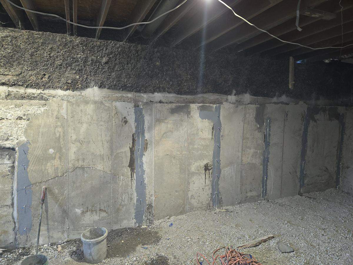 48 Foundation Crack Injections & Allied Shield Water Defense Installation by Allied Water Services