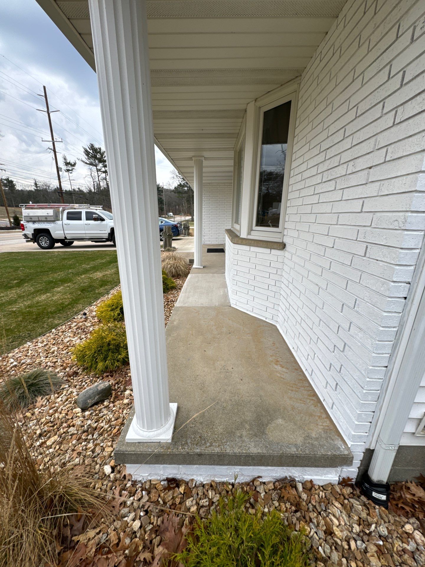 Garage and patio epoxy floor by Gordon Painting