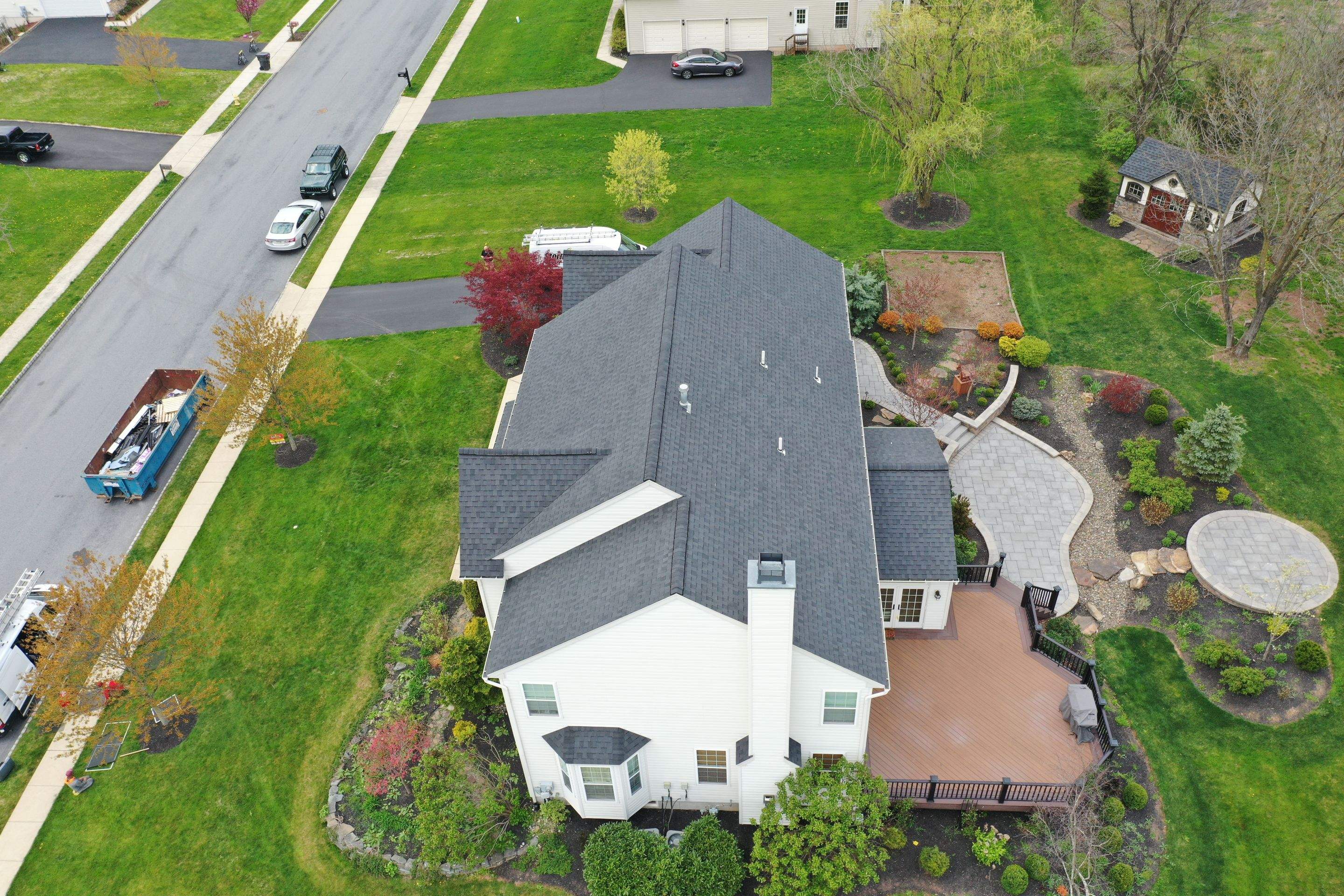Roofing Installation using CertainTeed Landmark - Moire Black by Storm Guard of Ches-Mont PA