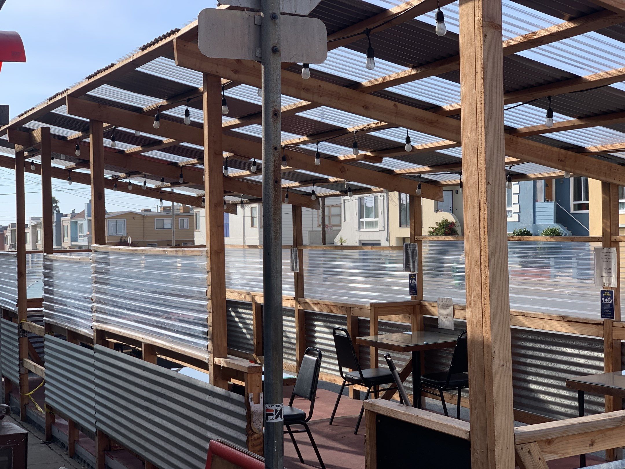 Window Clean—Pizza Place On Noriega by SpotFree Window Cleaning