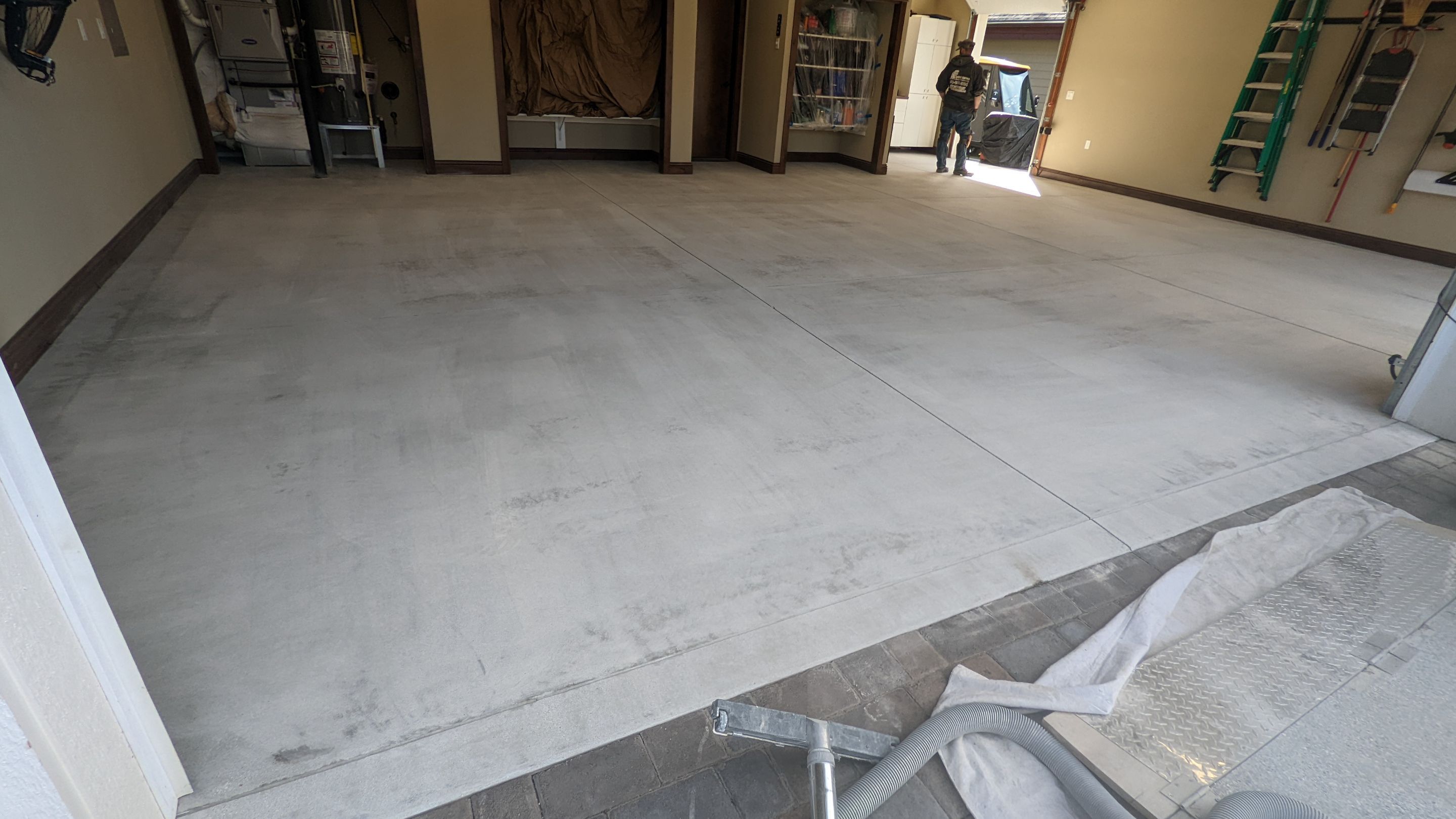 Garage Transformation using Mt Everest by Croc Coatings, LLC