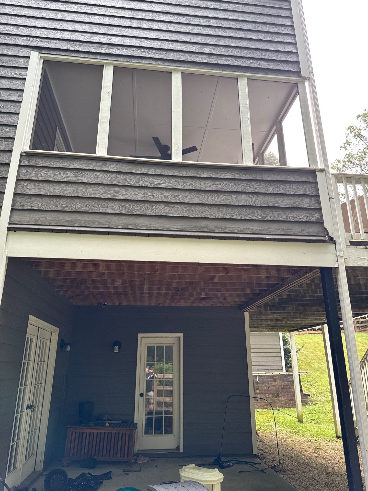 Marietta, GA Full Siding Replacement, 30+ Window Replacements, Screened-In Porch to Sunroom Conversion, Gutter Replacement, and Exterior Painting by Nelson Exteriors