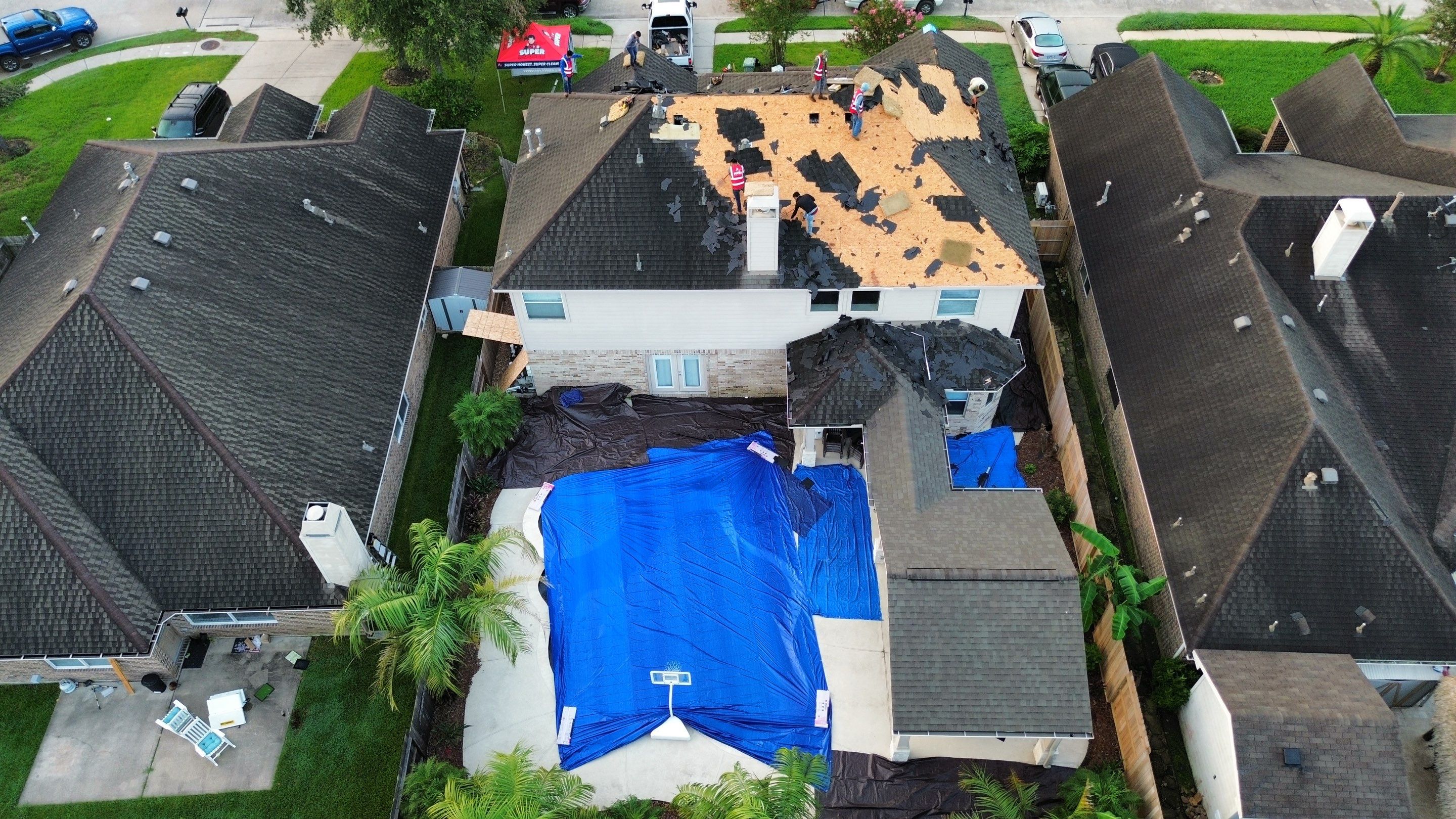 Roof Replacement in League City using Owens Corning Duration by Super Roofer LLC