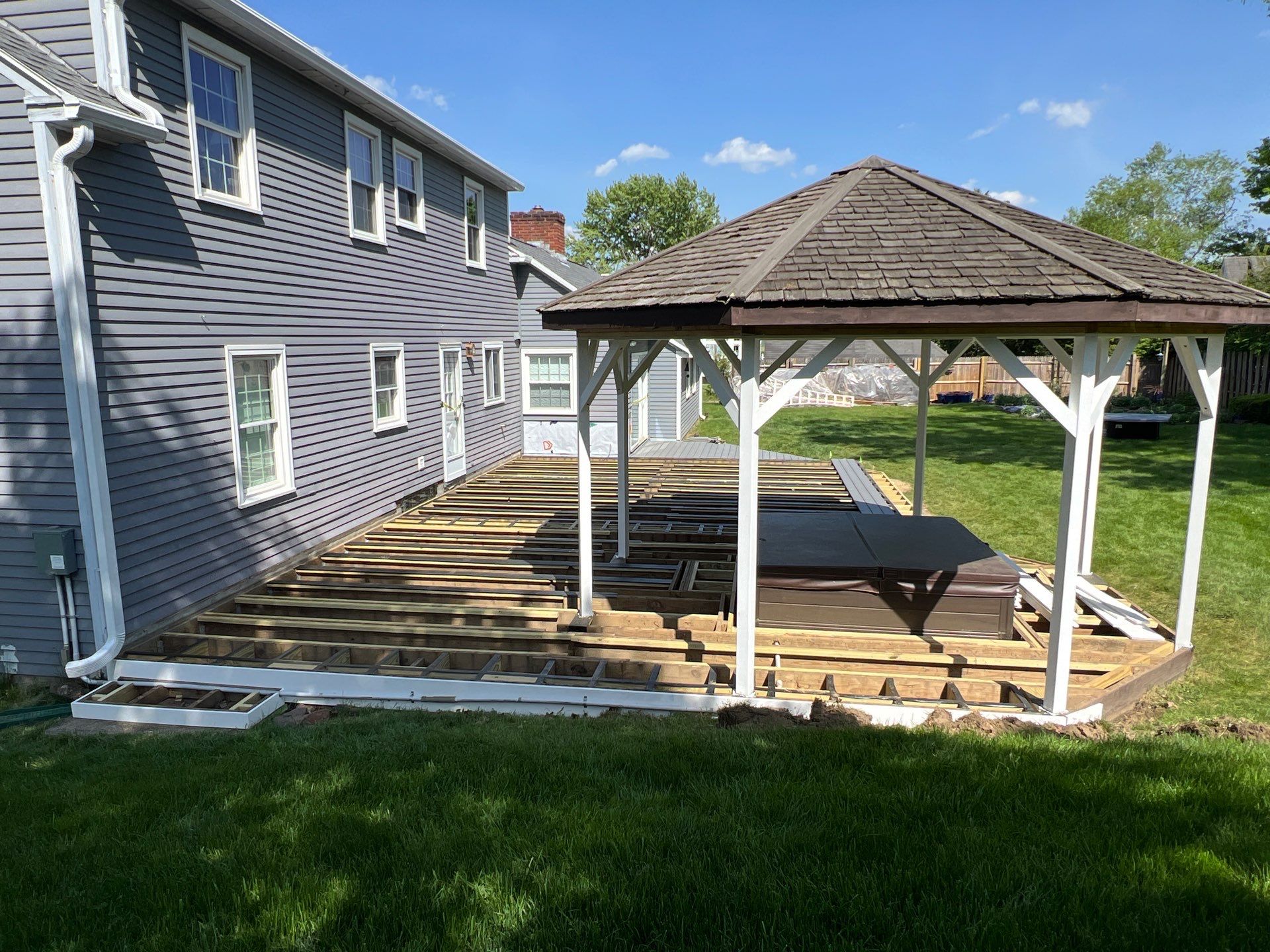 Deck Repair using Trex Select Decking by Chagnon Building & Remodeling LLC