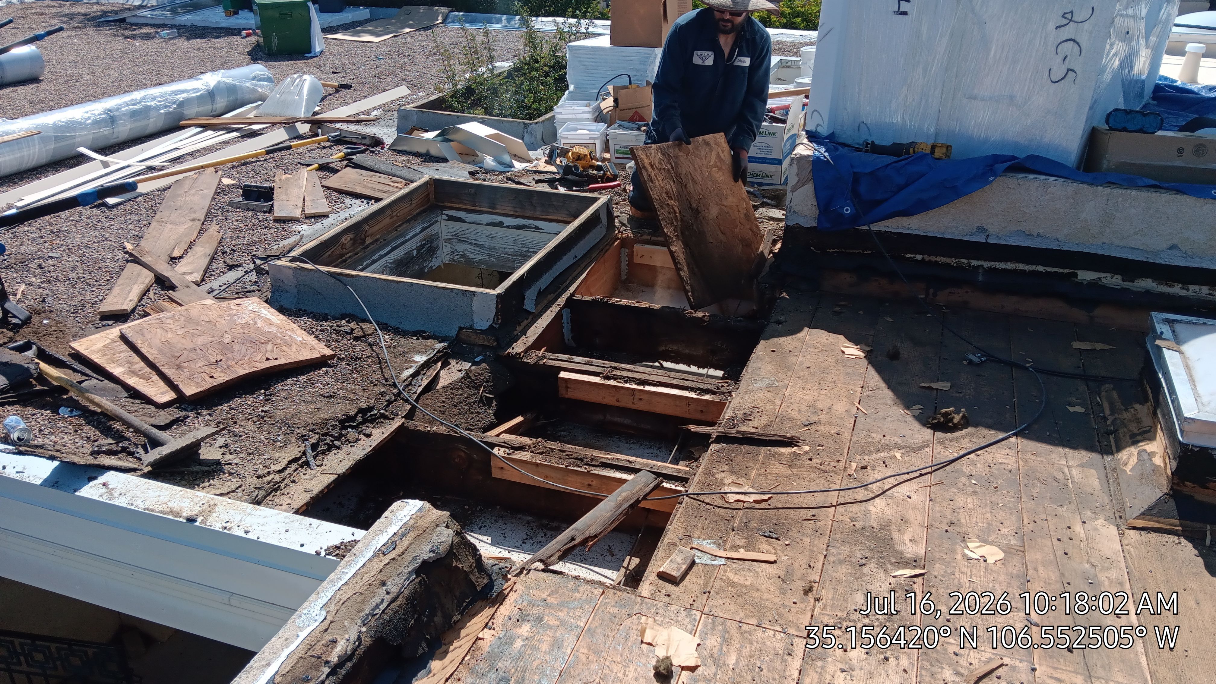 Albuquerque TPO Roof Replacement in the Northeast Heights EPS Slope and Custom Skylights by Doyle Roof Masters Inc