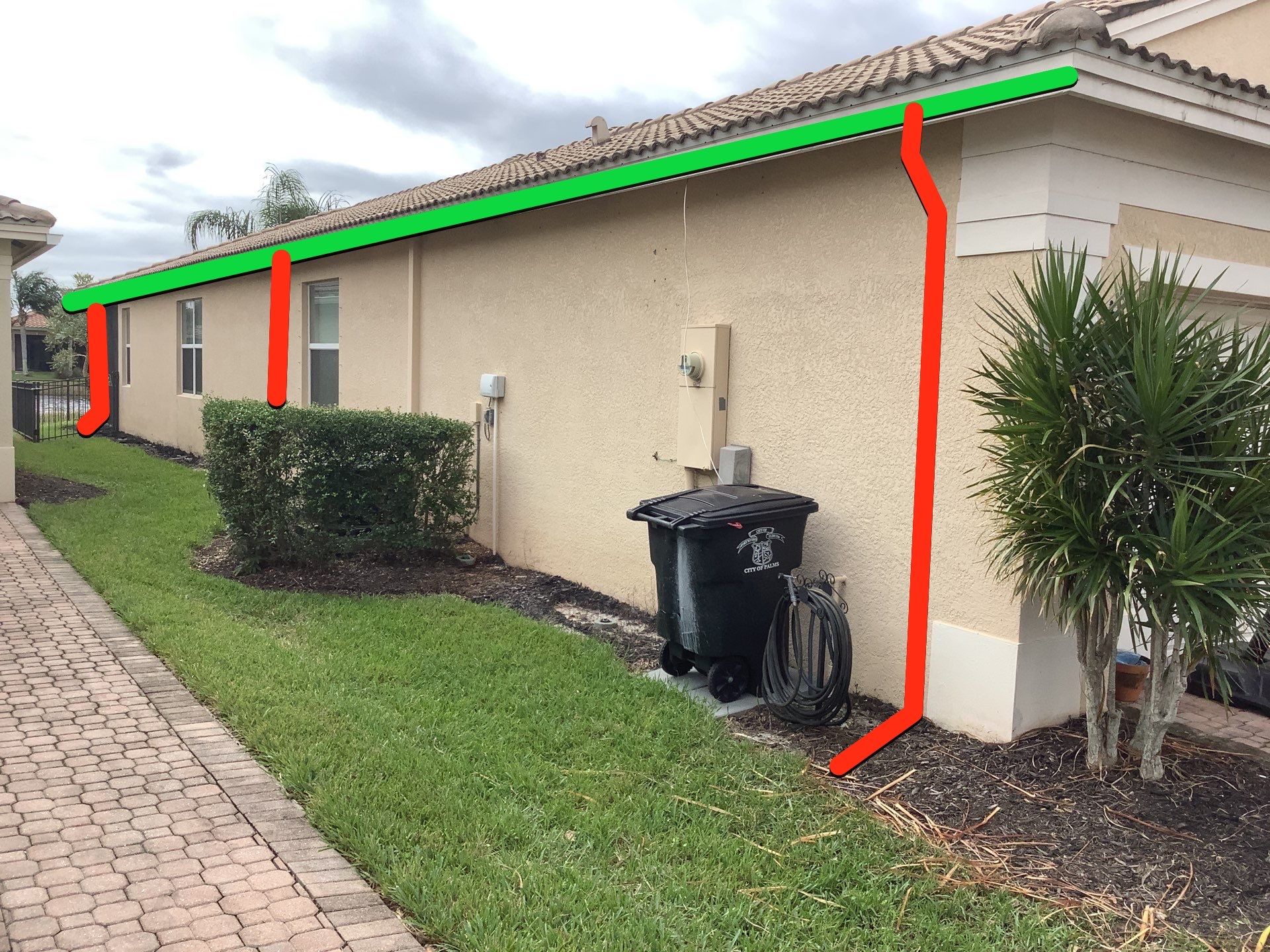 Box Seamless Gutters in Fort Myers FL by Gutter Professors