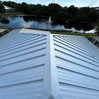 24ga 1.5" Mechanical Seam Mill Finish  by Total Roofing System The Metal Roof Experts