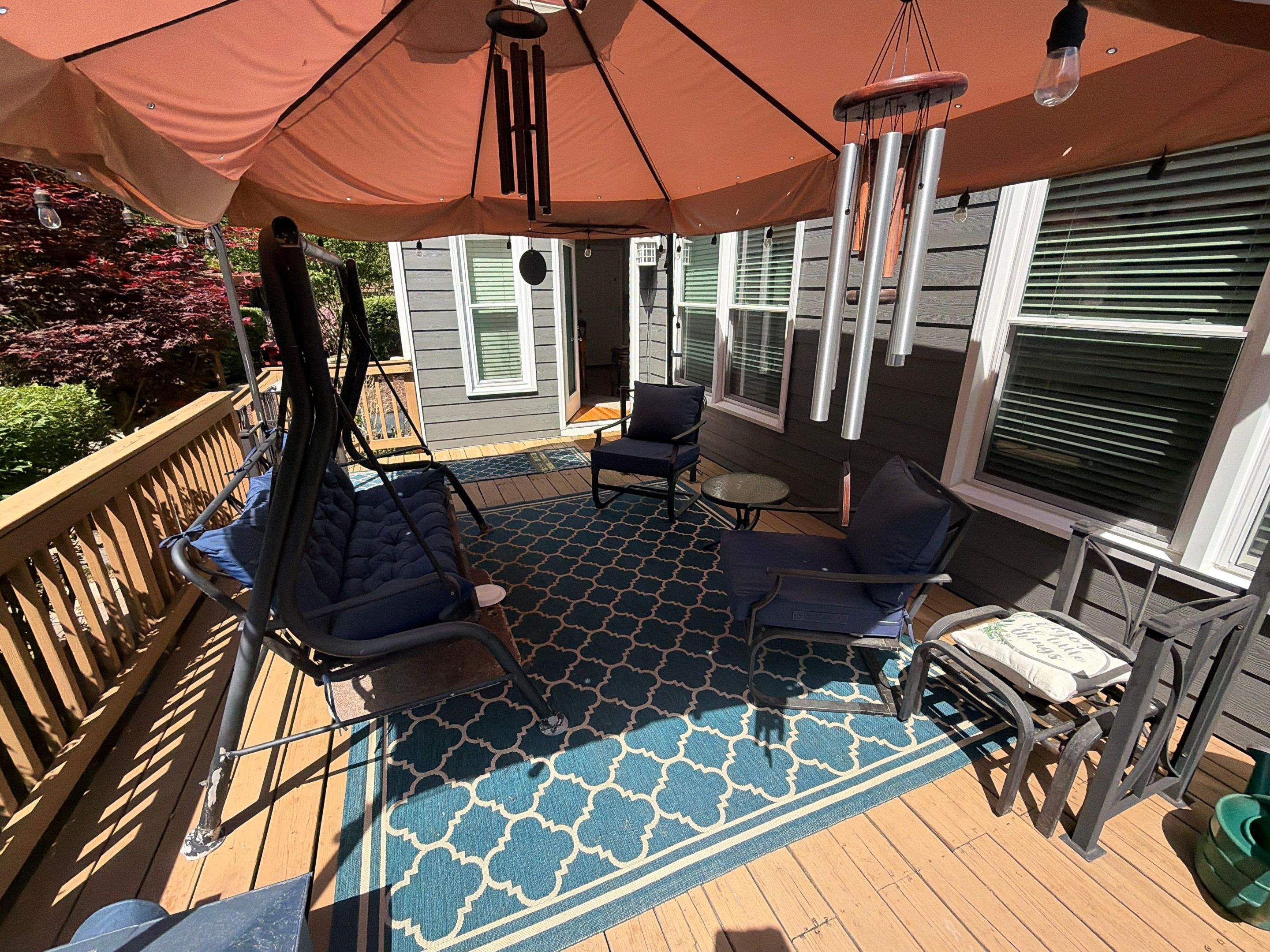 Roswell, GA Wood Deck and Covered Porch Build  by Nelson Exteriors 