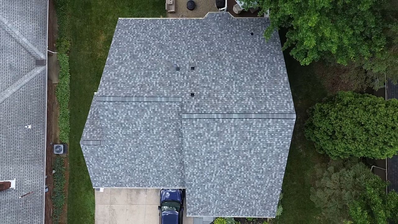 Atlas Pinnacle, Color, Coastal Granite, Drip Edge, Color, Black by Eagle Eye Roofing