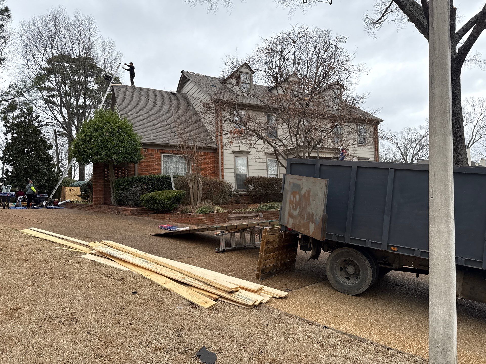Germantown Roof Replacement Featuring GAF Timberline HD Shingles by Revival Roofing Services