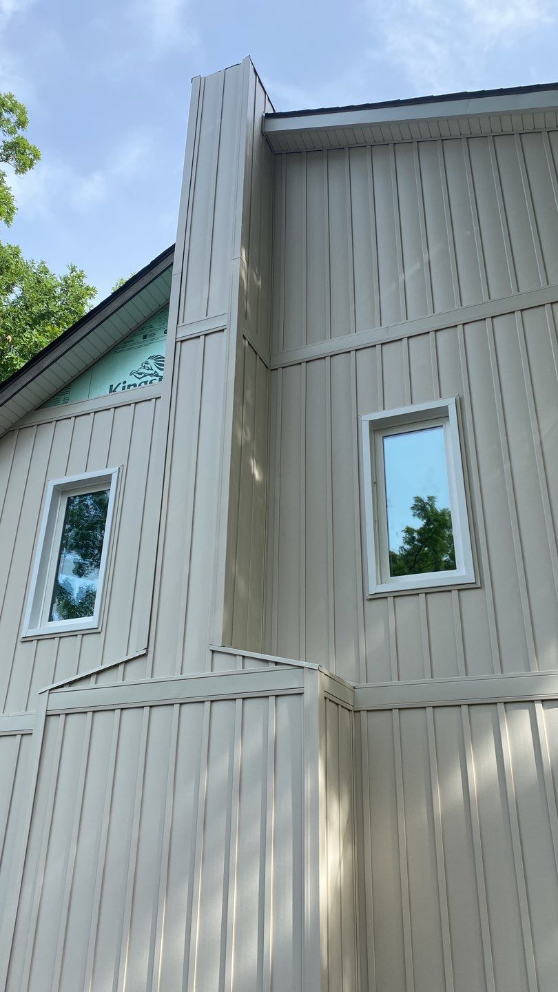 Siding Replacement using CertainTeed Board & Batten by 180 Contractors