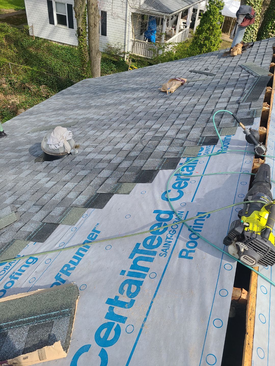 Falls Church Landmark Pro Roof in Max Def Pewter by RM Banning, Inc.