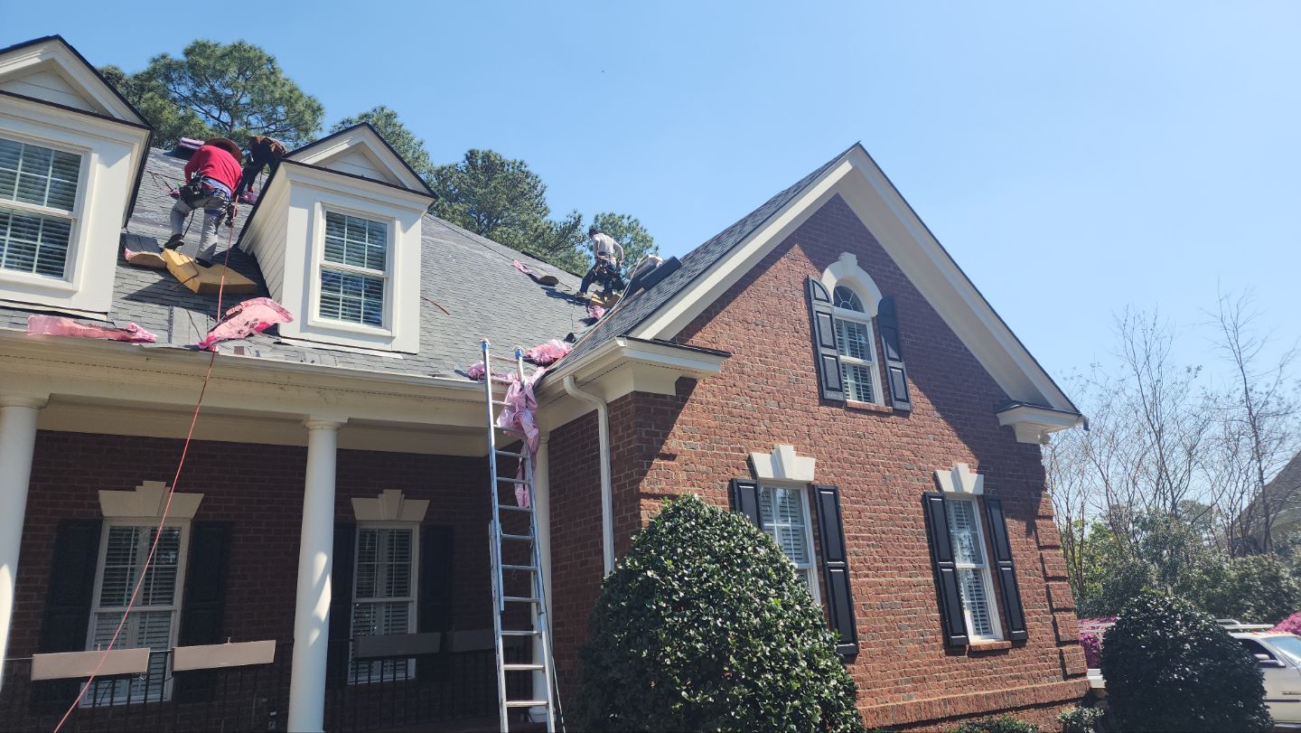 Residential Roofing Installation using Owens Corning Duration Estate Gray by Indigo State Roofing