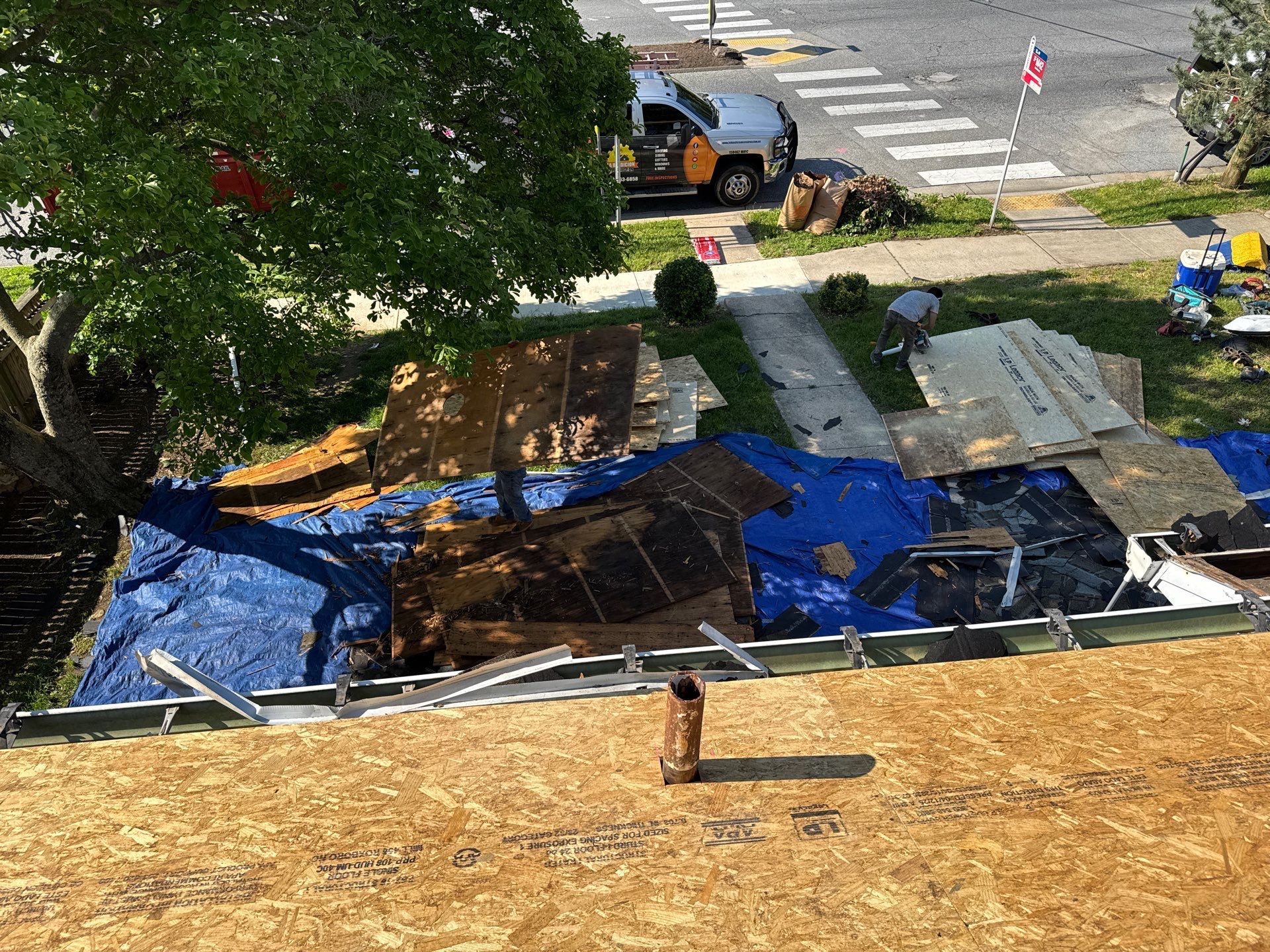 Residential Roofing Installation using GAF HDZ SHINGLES by La Bendicion Contruction Llc