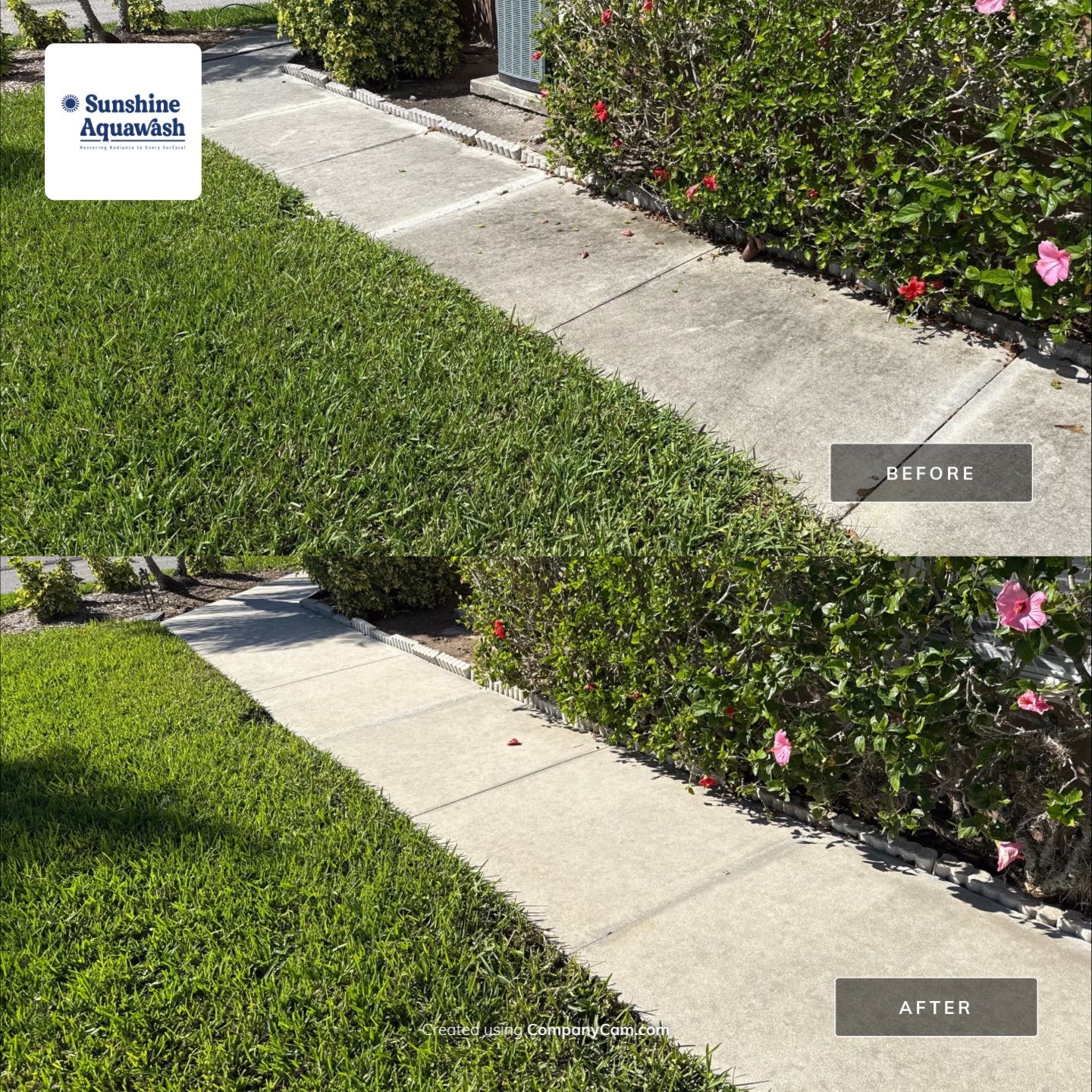 🚿 Another Stunning Driveway & Entryway Cleaning at Captain’s Court Condos – Terra Ceia, FL! by Sunshine AquaWash