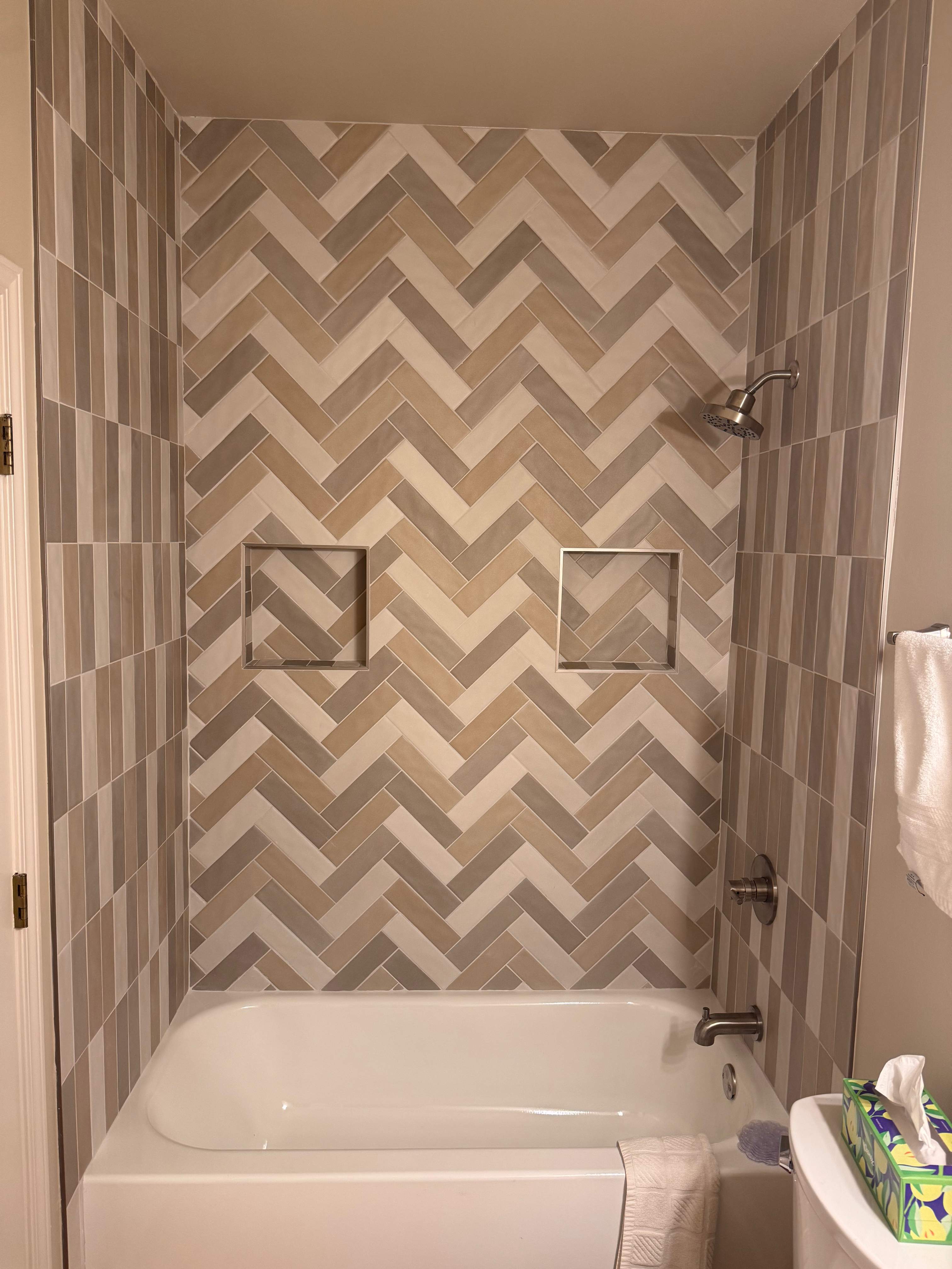 Hall bathroom renovation by Prudencio