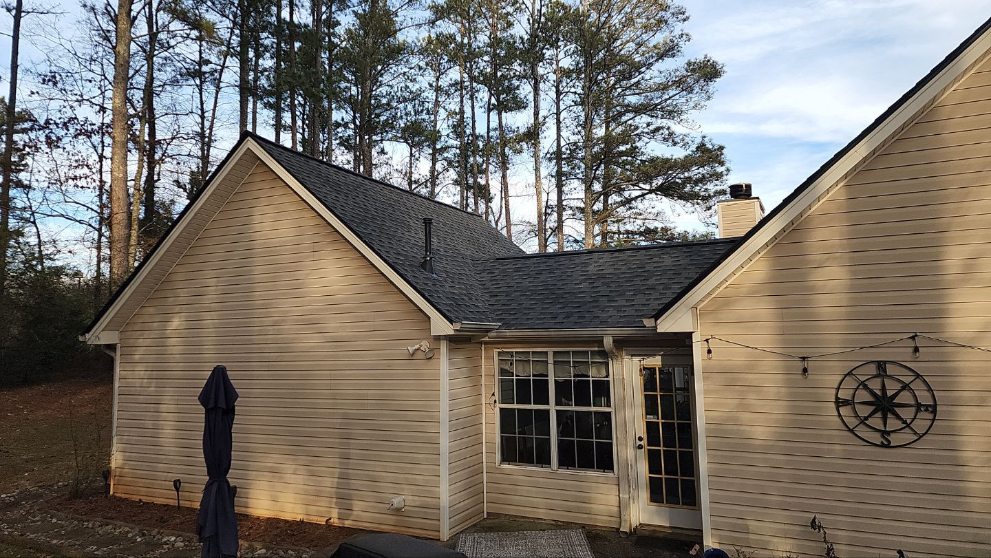 Cumming, GA Roof Replacement GAF Timberline HDZ Charcoal by Reset Roofing