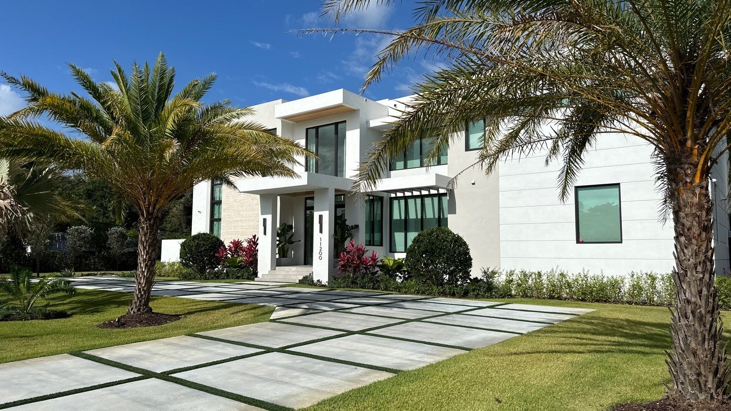 Pinecrest Landscape Upgrade from Minimum Requirements by Nature's Dream Landscape and Tree Service