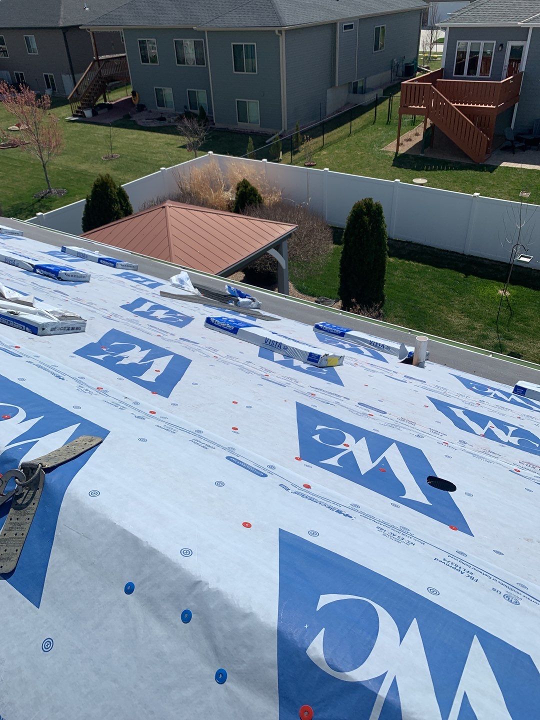 Residential Re-roof by White Castle Roofing