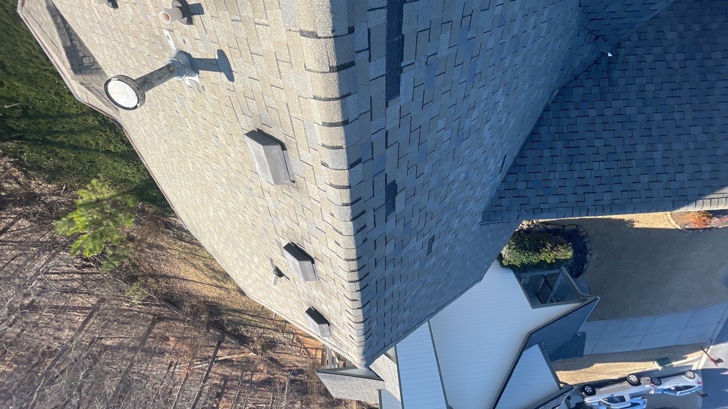 Residential Roofing Installation using GAF Timberline HD Weathered wood by Georgia Roof Advisors
