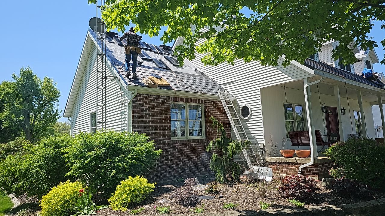 Residential Roofing Installation using Euro Shield Beaumount Shake Black by Nitro Roofing and Construction