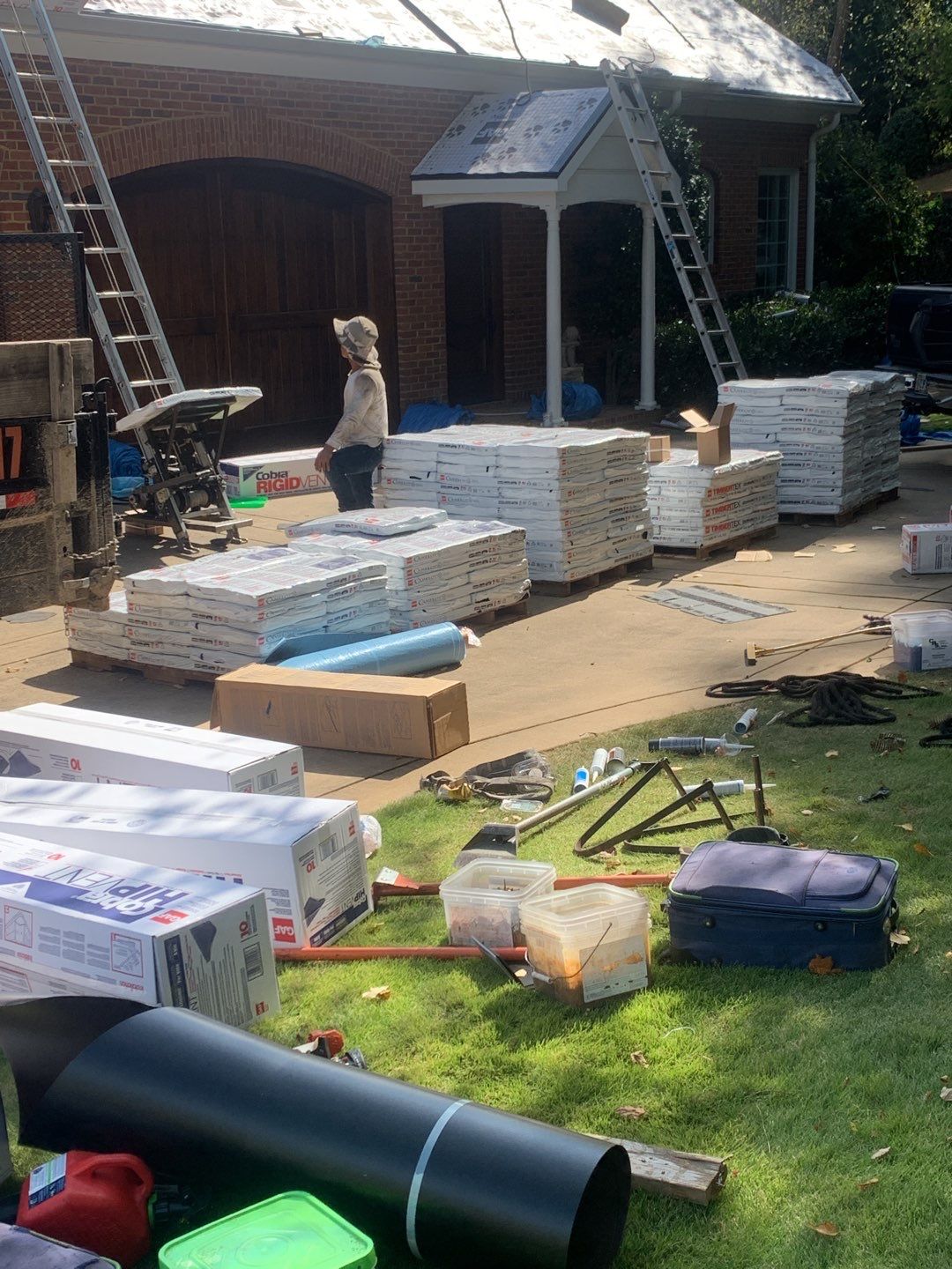 Residential Designer Roofing Installation with custom accent Copper Valleys. Calhoun GA by Georgia Roof Advisors