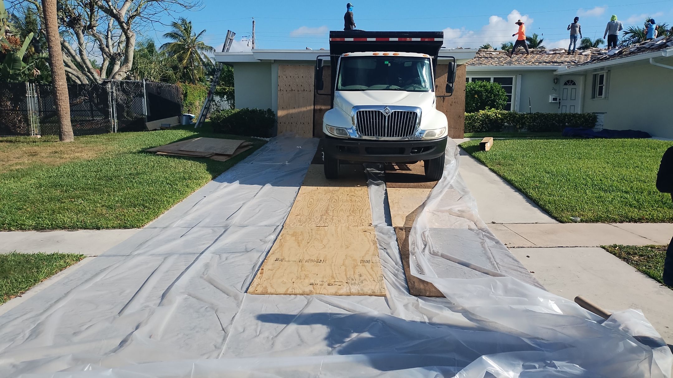 Residential Roofing Installation using 1" Nail strip metal roof by BLUES BROTHERS ROOFING