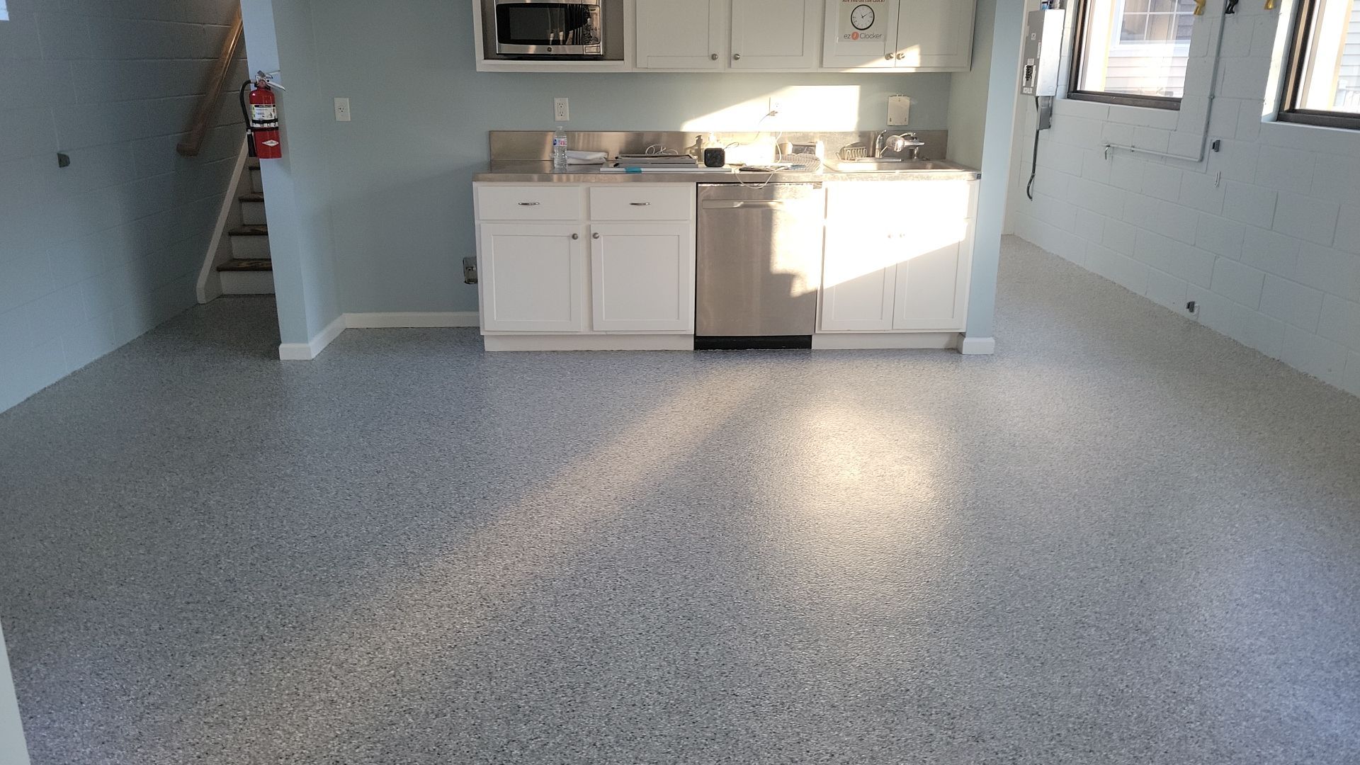 Kennel Floor Coating and Wall Painting using Penntek by Spectrum Painting, LLC
