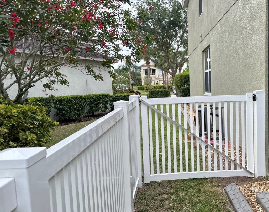 Vinyl Fence Installation using Vinyl Picket Fence by Asap fence and gates, LLC