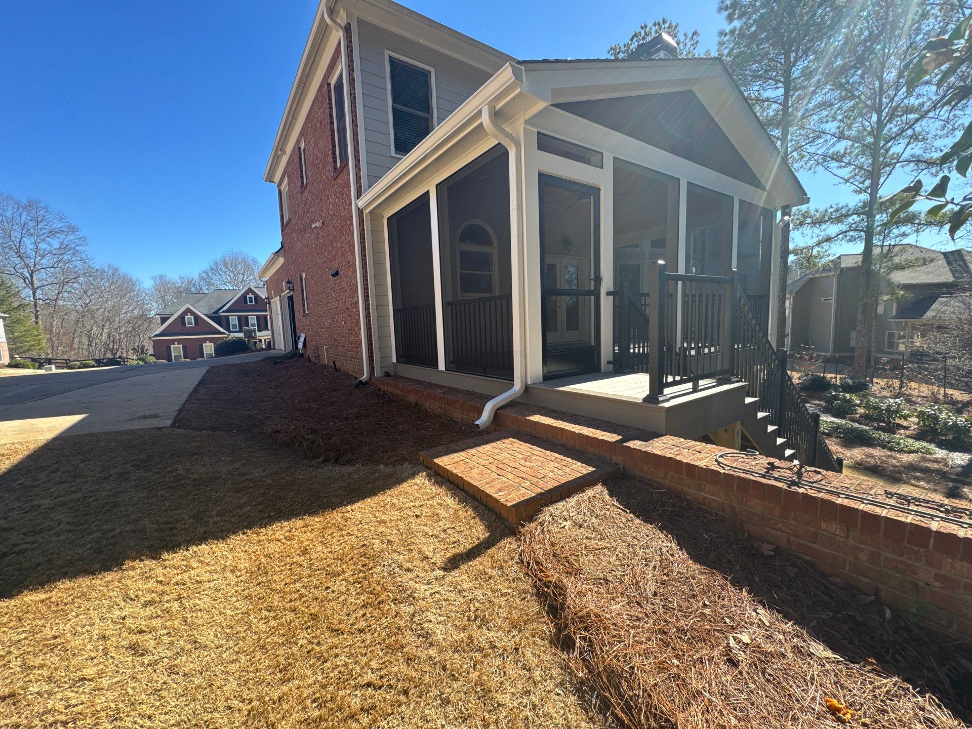 Screen Porch Construction  by Swift Home Renovations 