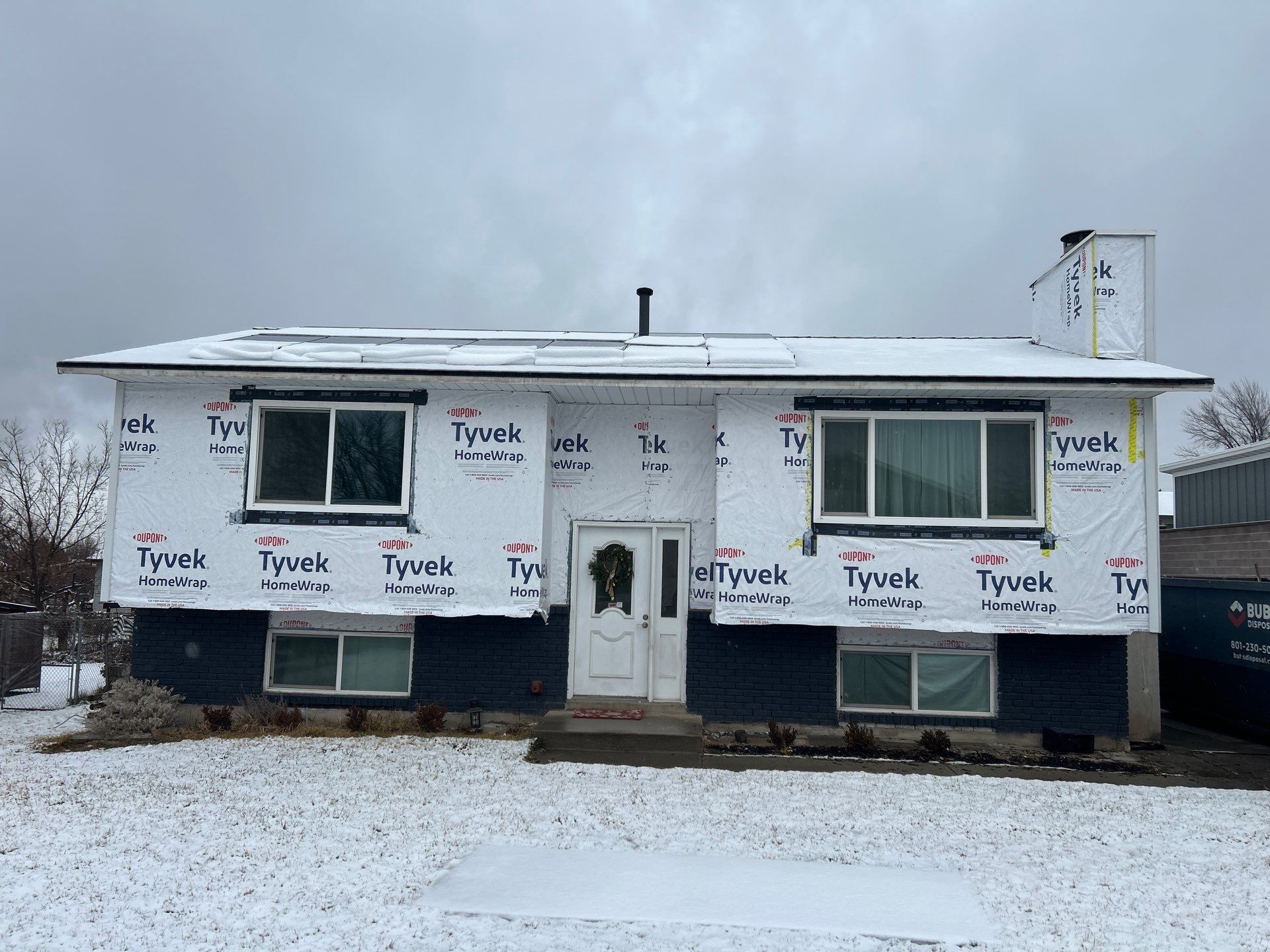 Orem | Beautiful Hardie Lap with B&B Accent | Boothbay Blue by Ideal Siding Utah