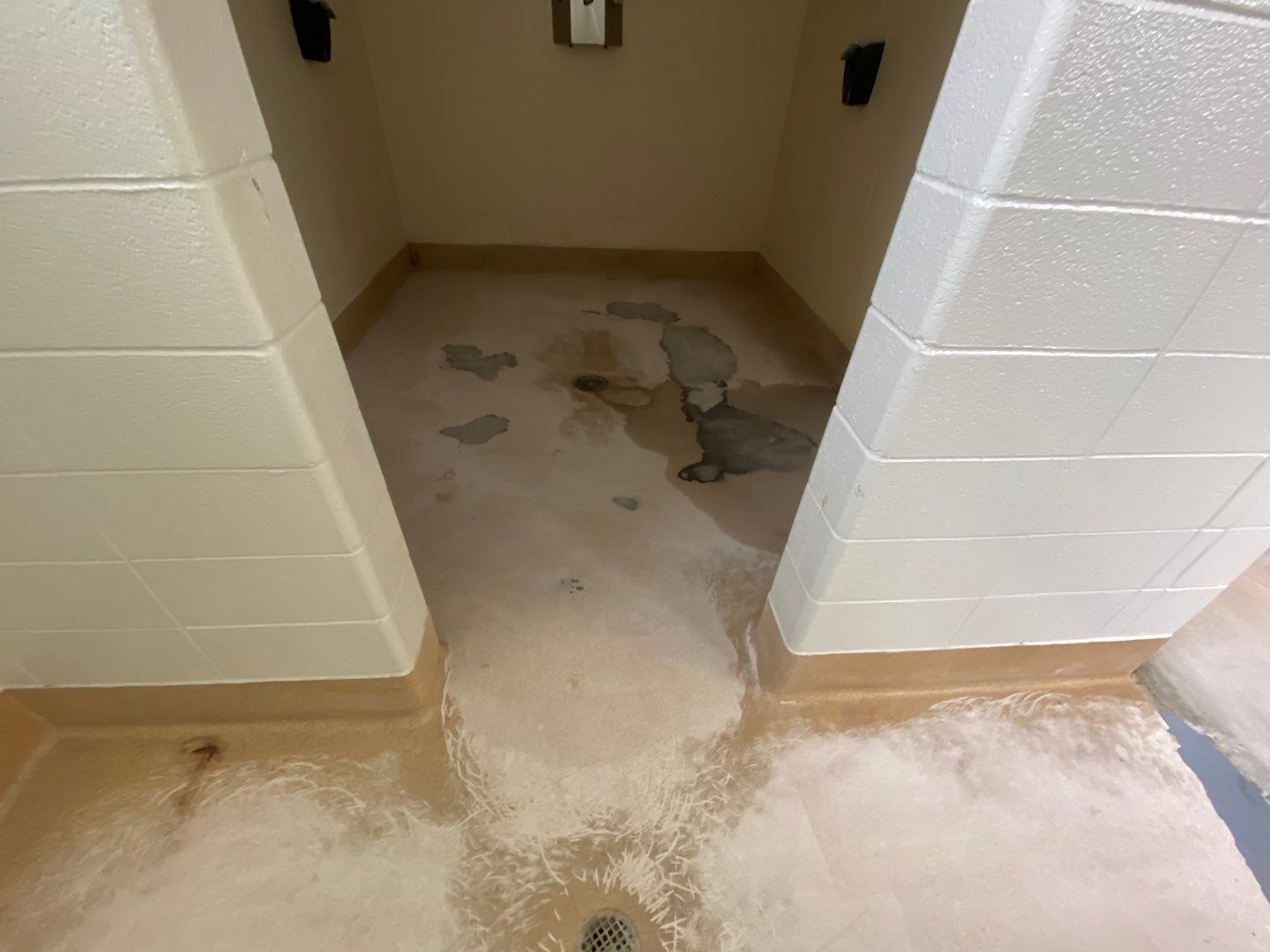 Locker Room using Custom Color by Select Painting, Coatings & Garage Cabinets