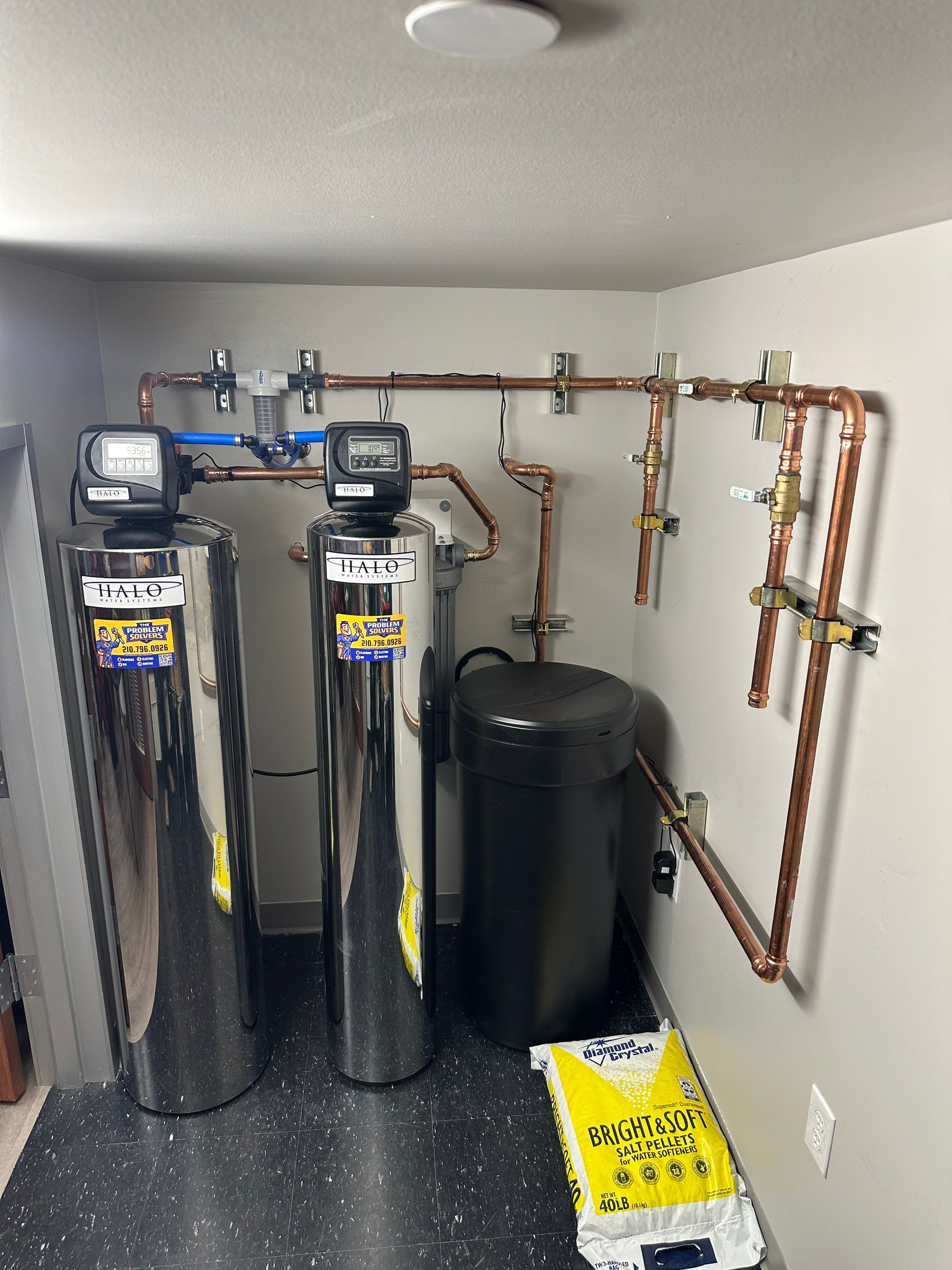 Commercial Water Softener and Medical-Grade Filtration Installation in San Antonio by Proud Pops