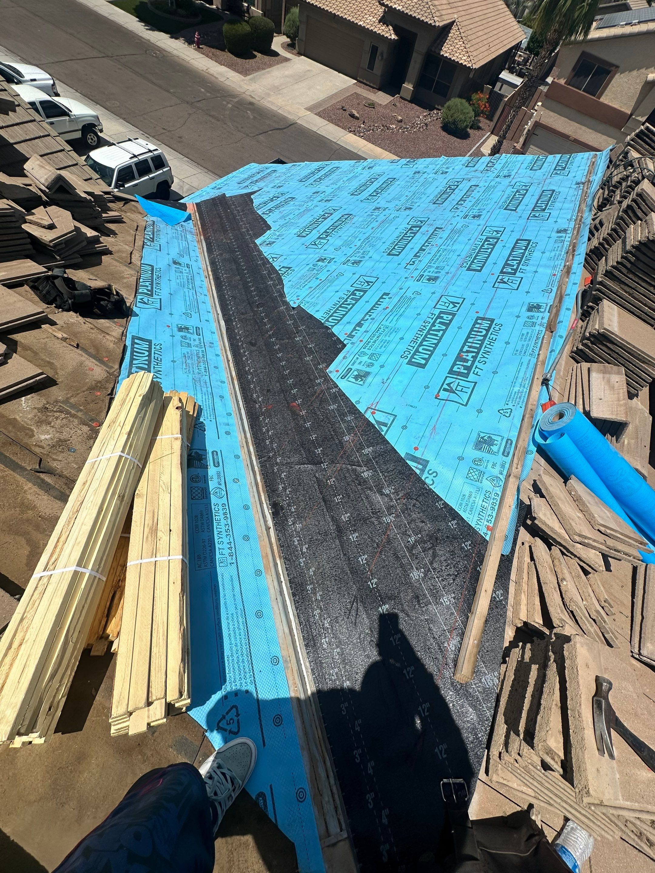 Sandstone Beige Concrete Tile by Reimagine Roofing