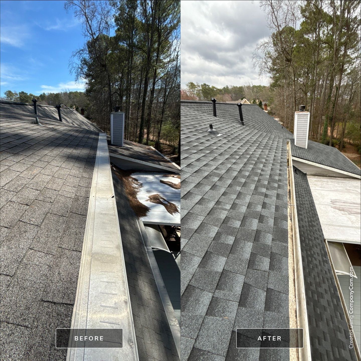 Roof Replacement Gutters & Downspouts by Deerfield Roofing LLC