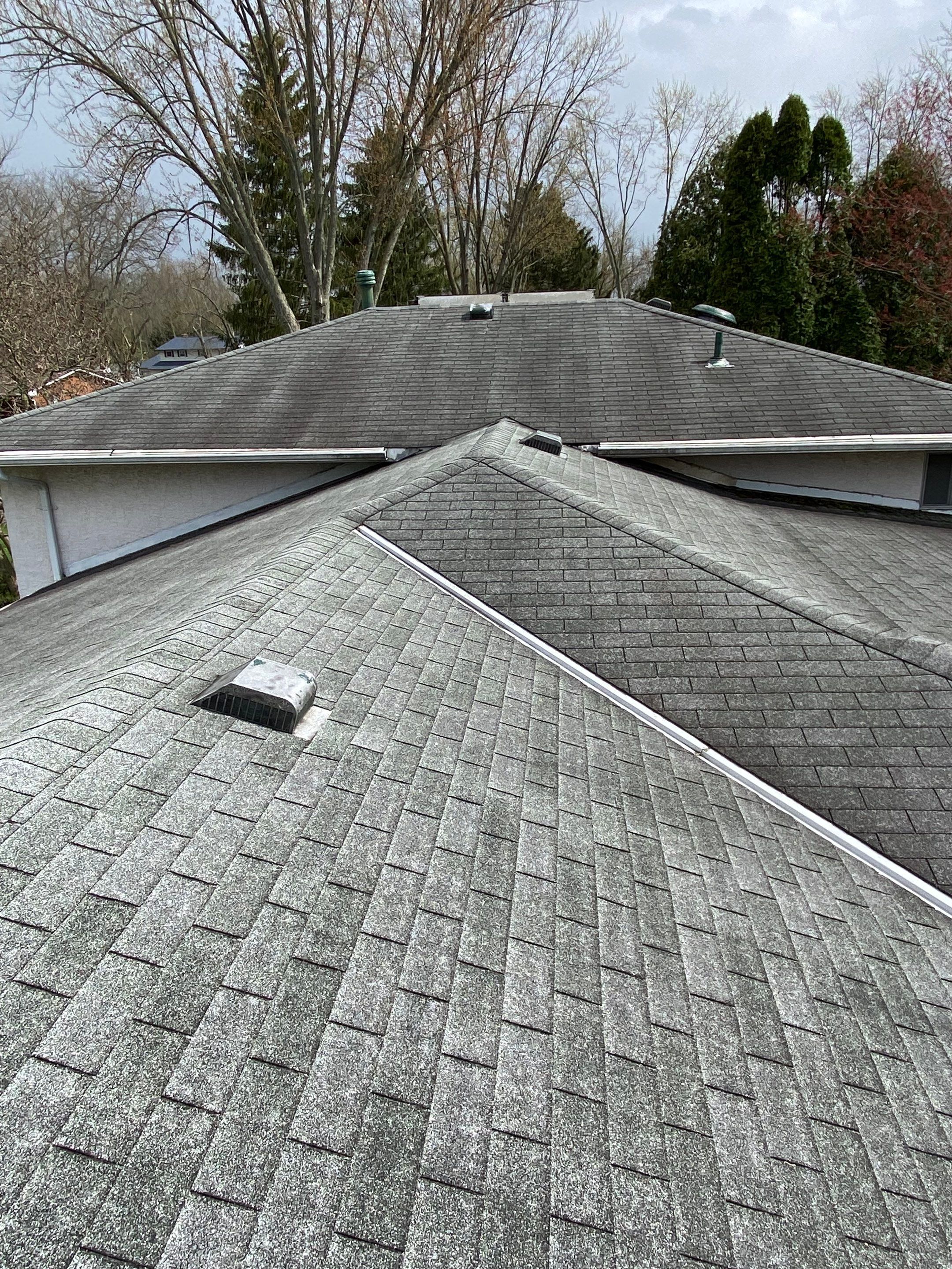 New Roof Installation using new OSB sheathing Certainteed Landmark Shingles by Best Roofing & Siding Company