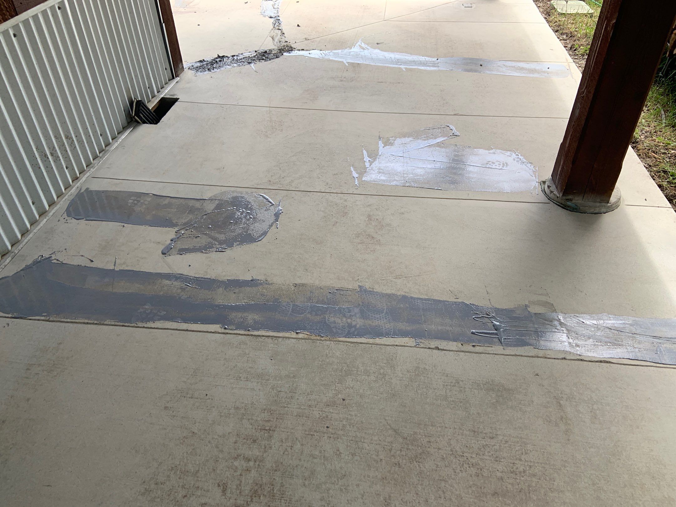 Patio Transformation using Mt Everest by Croc Coatings, LLC