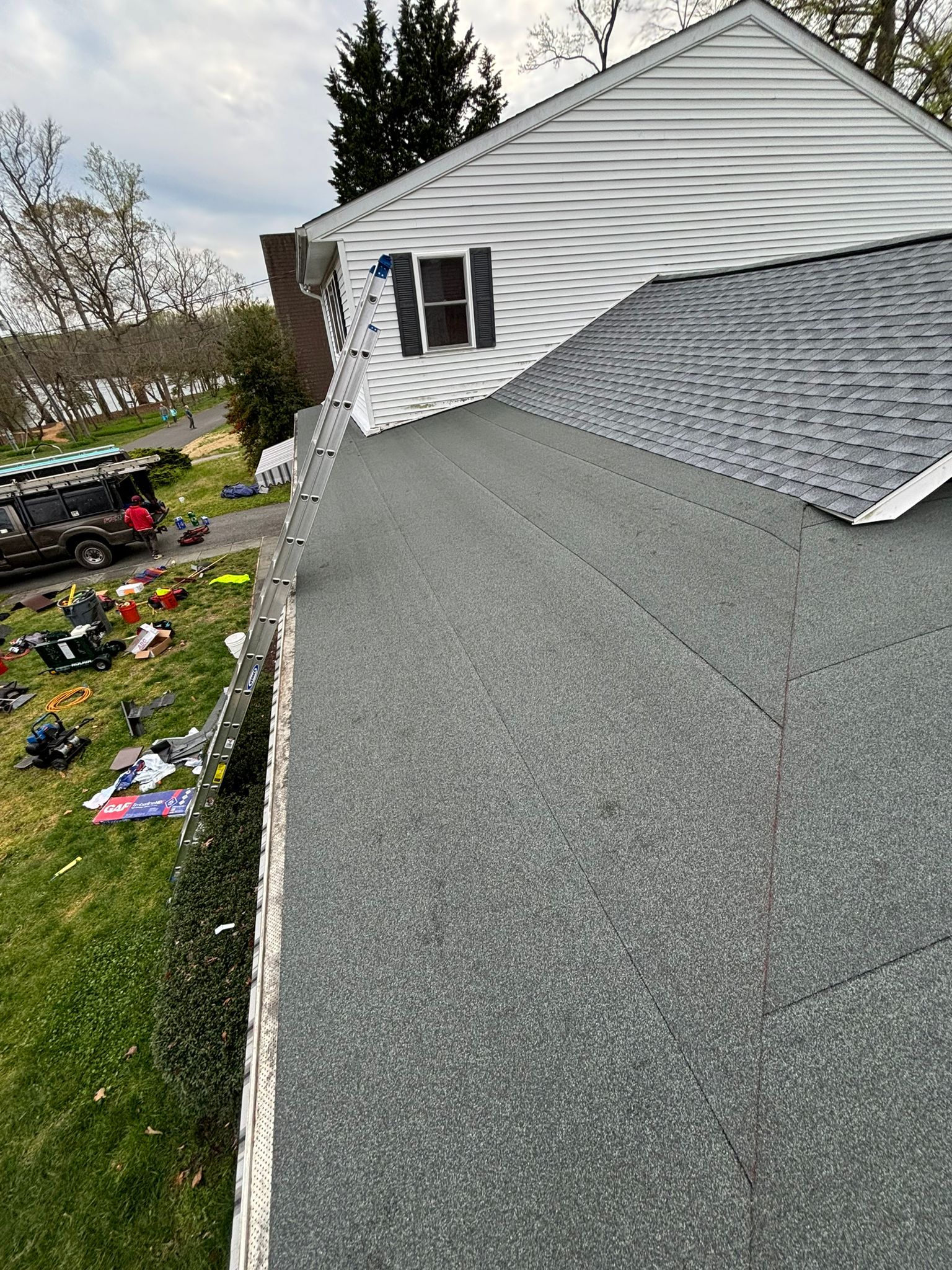 Roof Installation using GAF Timberline HDZ by ExteriorPros