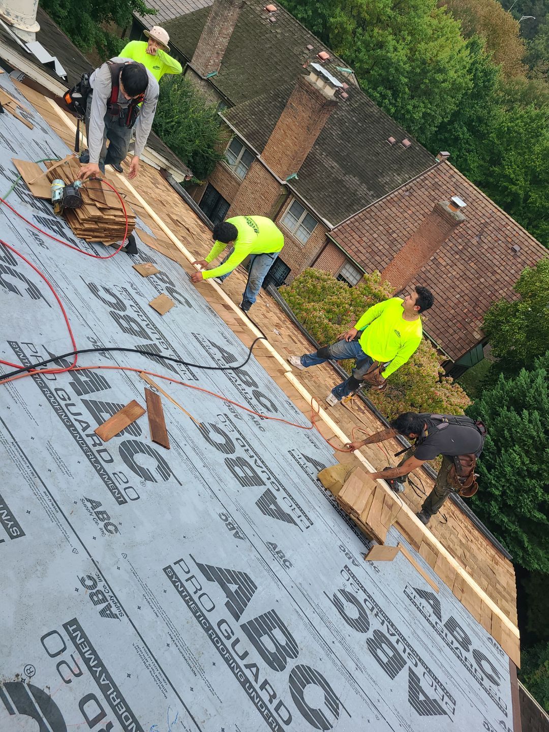 Arlington: Residential Roof Replacement with Perfection CCA-Treated Cedar Shakes by RM Banning, Inc.